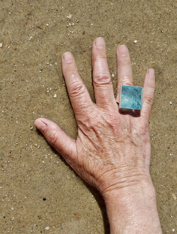 Ring Silber Aquamarin